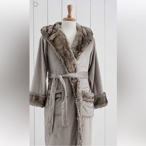 Pottery Barn Faux Fur Sherpa Robes